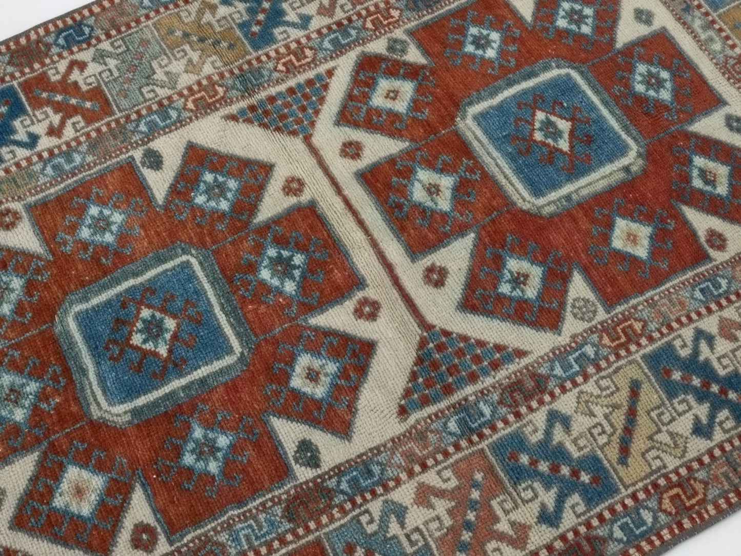 4x6 Area rug, Antique Handmade Vintage Rug, Anatolian Turkish Oushak Rug, Ethnic Neutral Rug, Tribal rug , Small Carpet Rug, 9452