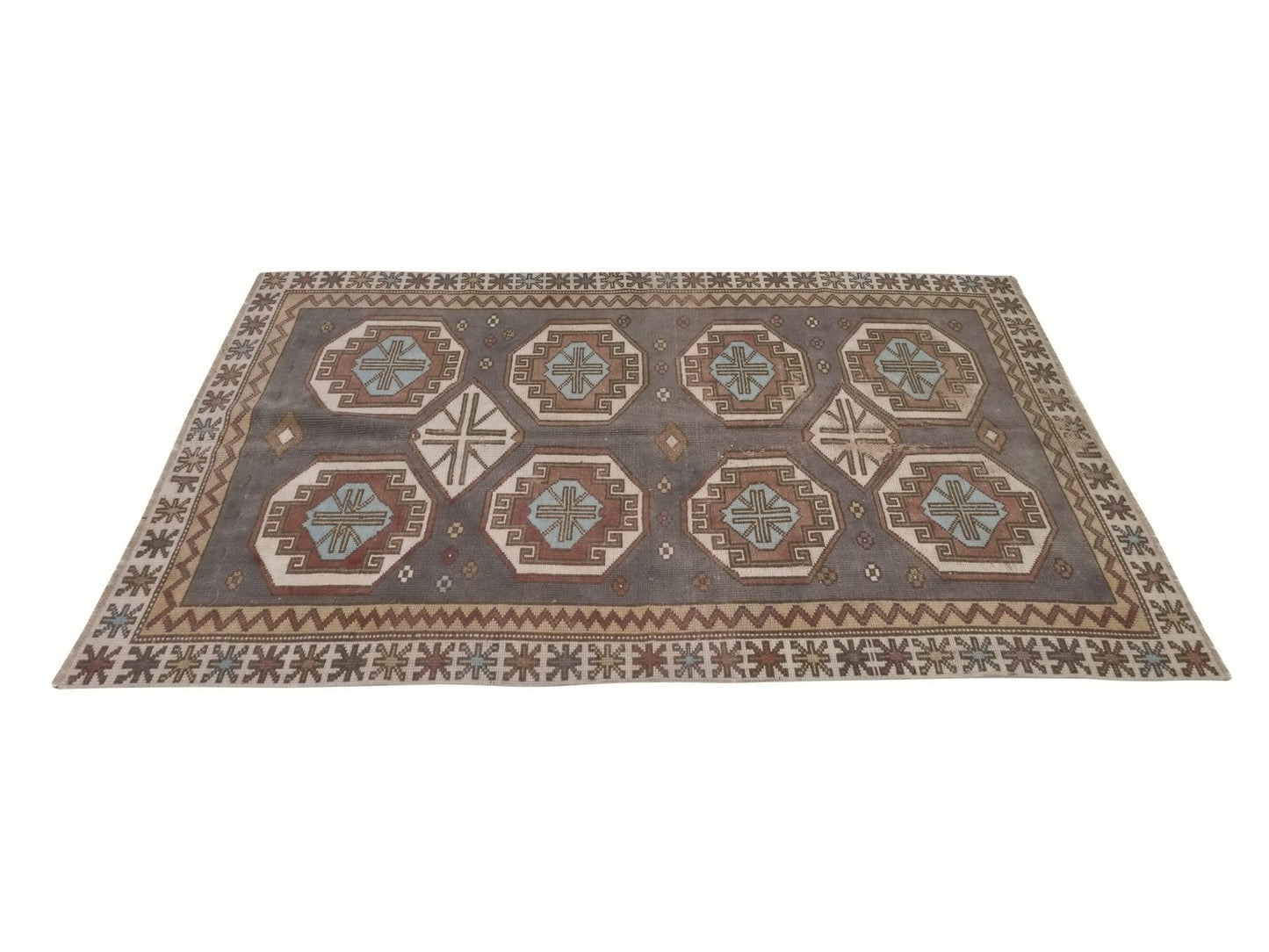 4x6 Turkish rug, Oushak Rug, Neutral rug, Vintage Rug, Carpet rug, Handmade rug, Turkey rug, Vintage carpet, Oushak Turkish Carpet, 9094