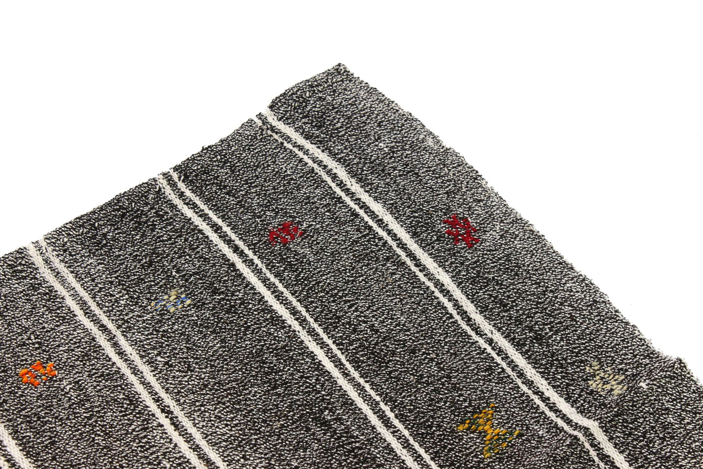 5x7 Vintage Turkish Kilim Rug, Gray Boho Eclectic Flat weave Decorative KİLİM RUG, Nursery Rug, Fine rug, Etsy Rug ,Goat hair, 4746
