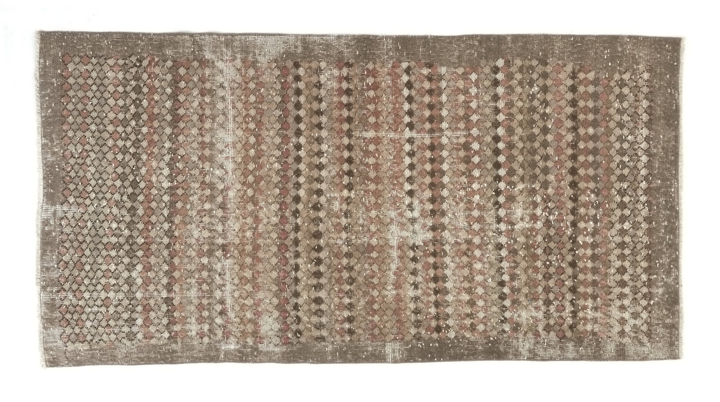 Turkish rug Antique, Oushak Rug, Vintage Old Rug, Area rug, Small Carpet rug, 3x6 Small rug, Handmade rug, Entryway rug, Anatolia rug,8998