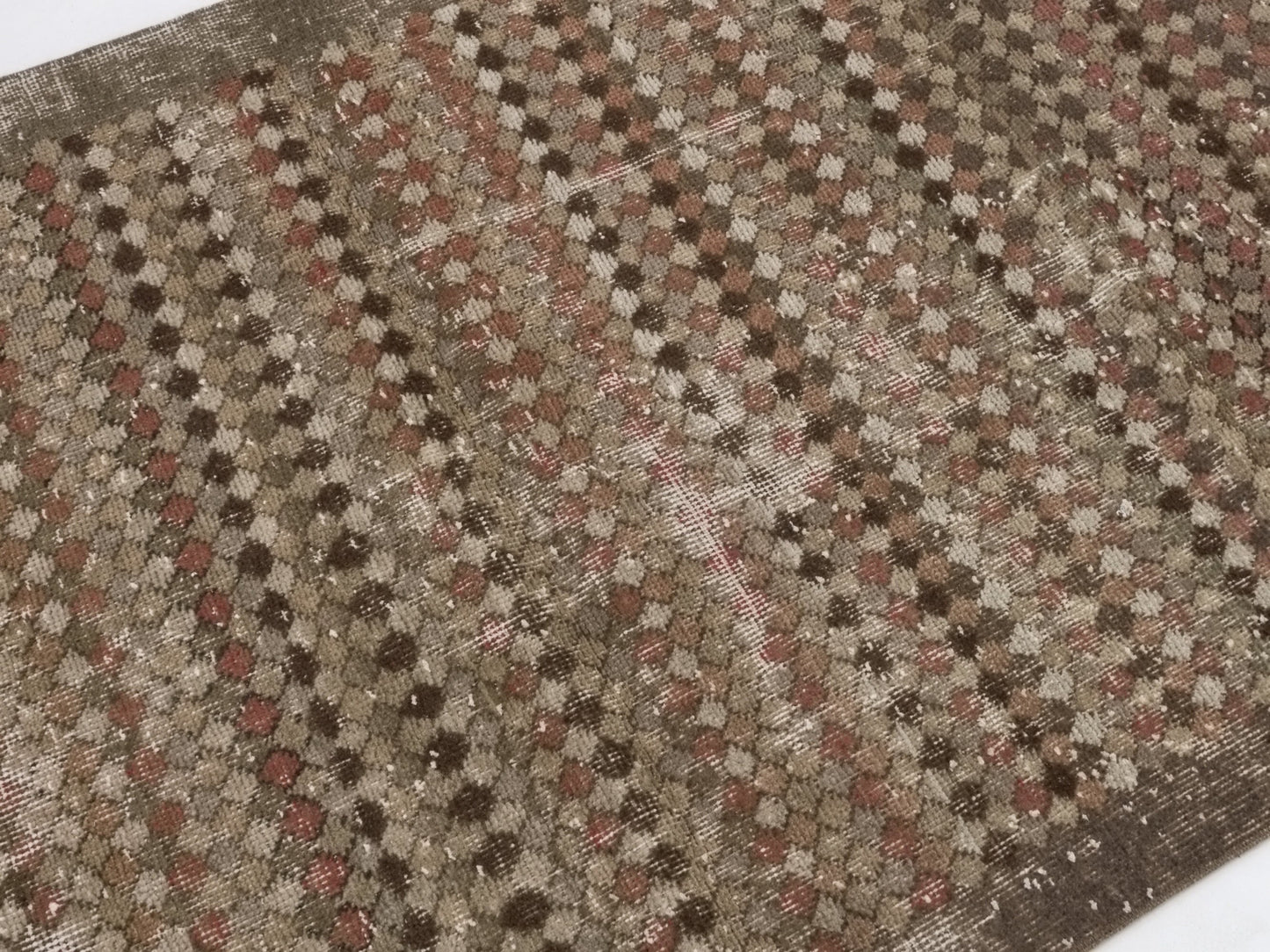 Turkish rug Antique, Oushak Rug, Vintage Old Rug, Area rug, Small Carpet rug, 3x6 Small rug, Handmade rug, Entryway rug, Anatolia rug,8998
