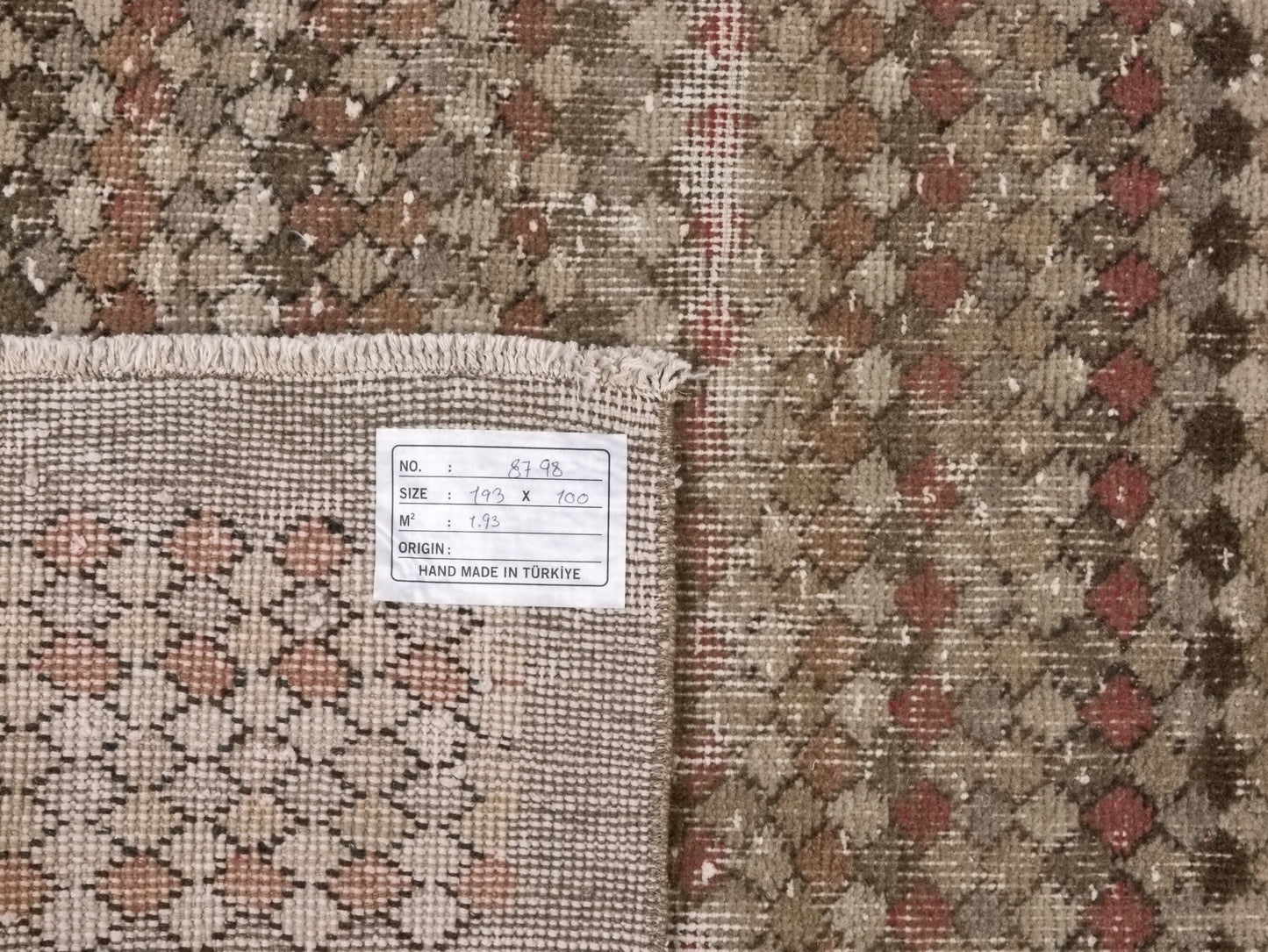 Turkish rug Antique, Oushak Rug, Vintage Old Rug, Area rug, Small Carpet rug, 3x6 Small rug, Handmade rug, Entryway rug, Anatolia rug,8998