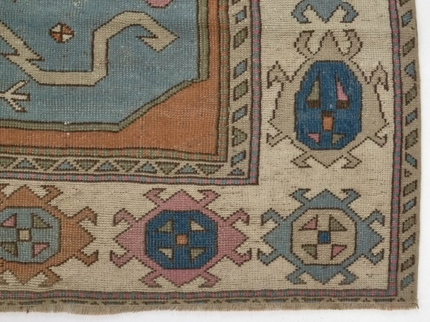 Turkish Oushak Vintage Rug, Antique Area Carpet Rug, 5x8 Handmade Anatolia Turkey rug, Primitive Decor, Bedroom rug, Living room rug, 8869