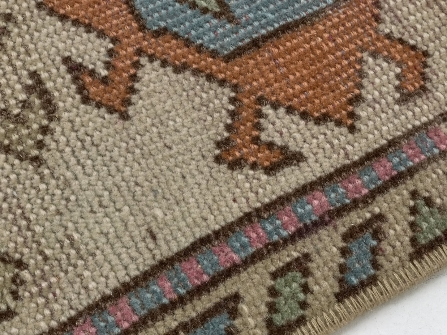 Turkish Oushak Vintage Rug, Antique Area Carpet Rug, 5x8 Handmade Anatolia Turkey rug, Primitive Decor, Bedroom rug, Living room rug, 8869