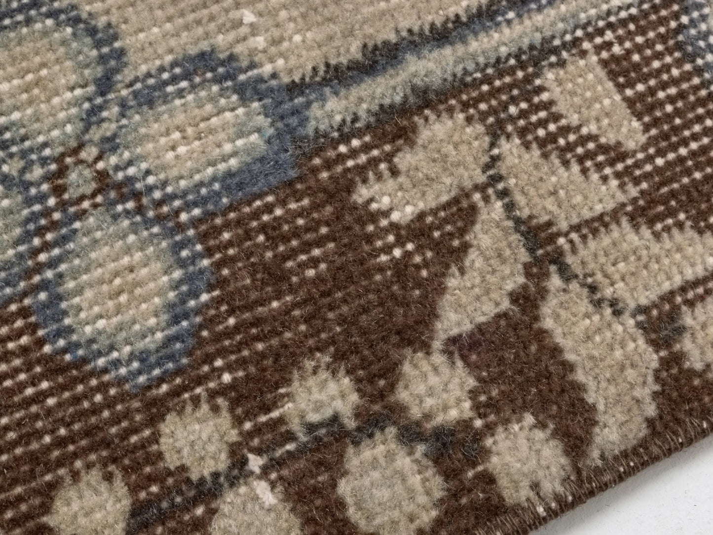 Area Rug 7x10, Turkish Vintage Rug, Oushak Carpet Rug, Neutral Handmade Rug, Living room rug, Turkey rug, Mid-Century Old Vintage Rug, 8811