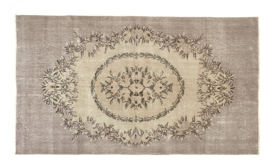 Small Vintage Rug, Area Oushak Rug 4x7, Turkish Handmade Rug, Nursery rug, One of a kind rug, Carpet rug, Scandinavian Decor, 8689
