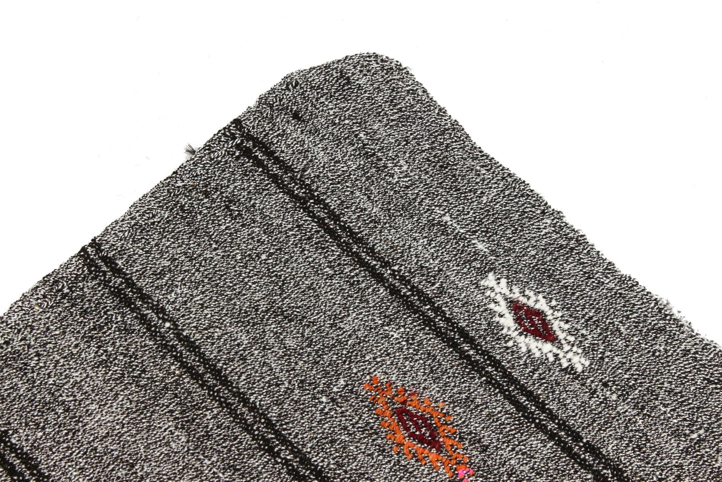 3x16 Extra Long Floor Gray Vintage Turkish Kilim Runner Rug, Decorative Stair Hallway Rug,4759