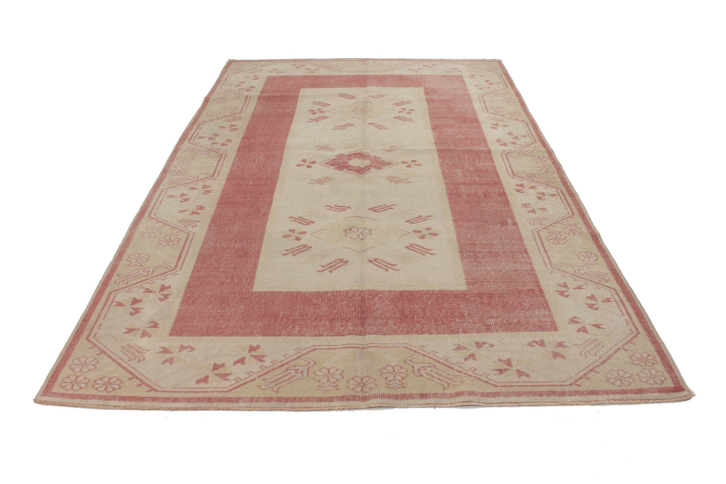 Unique Turkish Vintage Rug, 5x8 Rug ,Turkish Rug Oushak, One of a kind Rug, Bohemian Decor, Entryway Rug ,Neutral Rug Vintage, 4434