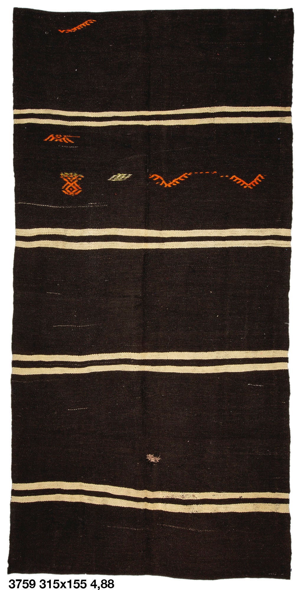 One of a kind Brown Kilim rug, Turkish Vintage Kilim Rug, 5x10 Kilim Rug, Natural rug, Modern rug, Rustic decor ,Entryway rug,3759