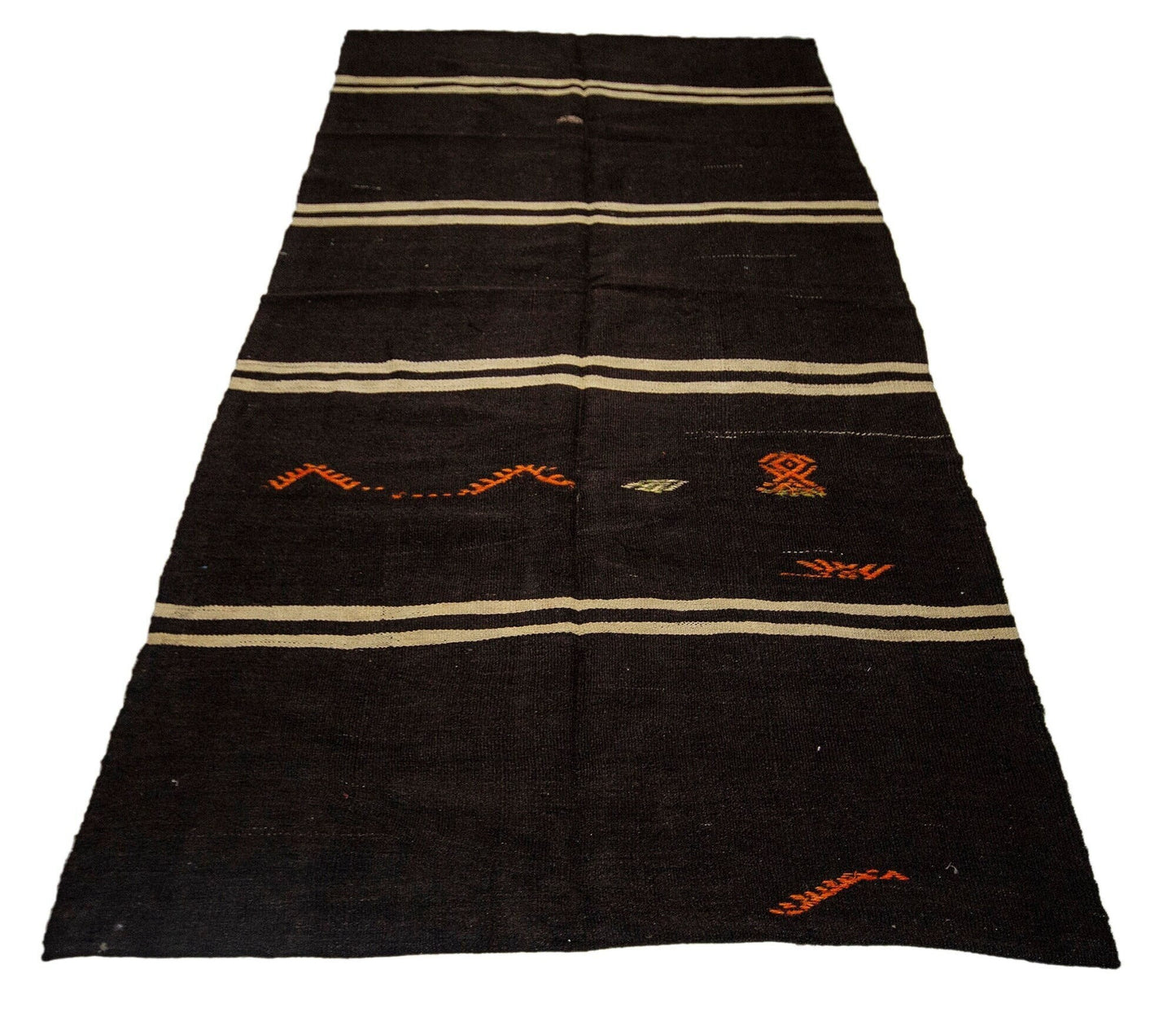 One of a kind Brown Kilim rug, Turkish Vintage Kilim Rug, 5x10 Kilim Rug, Natural rug, Modern rug, Rustic decor ,Entryway rug,3759