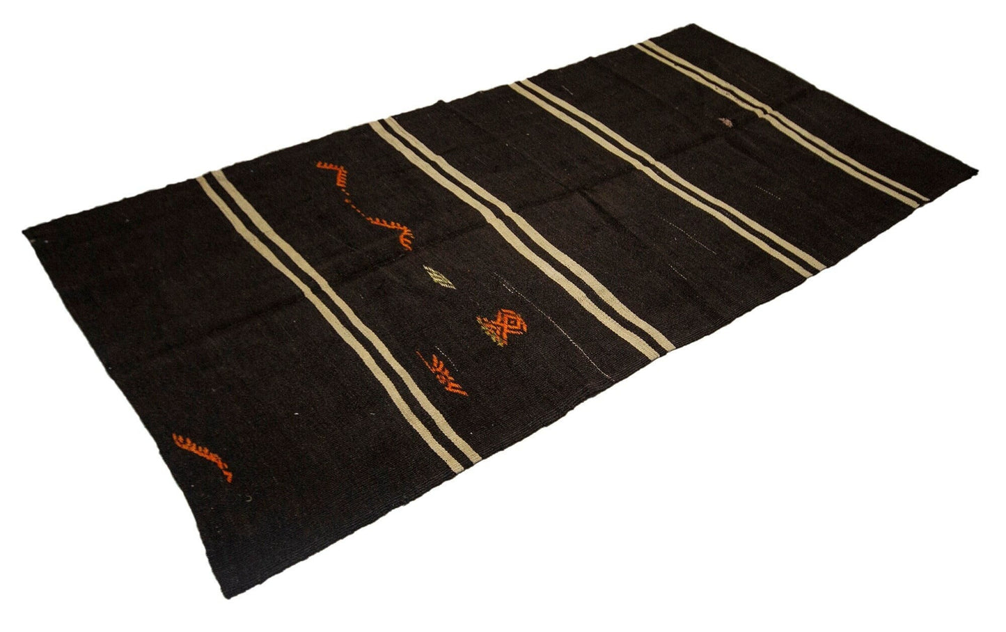 One of a kind Brown Kilim rug, Turkish Vintage Kilim Rug, 5x10 Kilim Rug, Natural rug, Modern rug, Rustic decor ,Entryway rug,3759