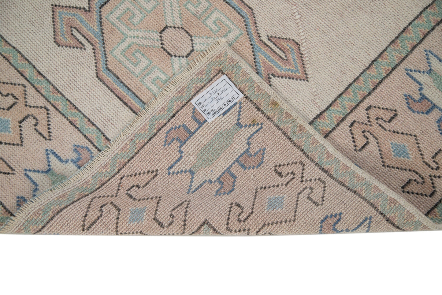 5x7 Rug, Oushak Turkish Vintage Rug, Carpet Area Rug, Coastal Handmade Wool Rug, Bedroom Rug, Tropical Decor, Rug Made in Turkey, 7326