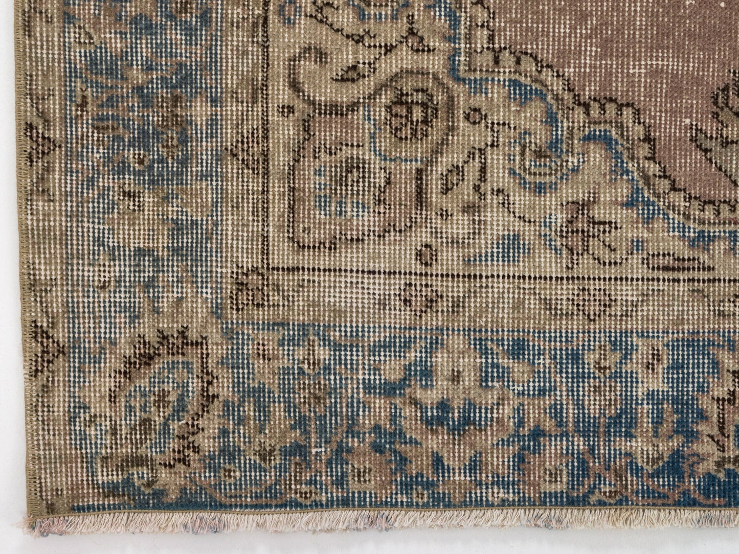 Home Decor Vintage Anatolian Rug , Traditional Oushak Rug , Antique Handmade Turkish Rug , 4x6 Small Vintage Rug , Neutral Rug, 8714