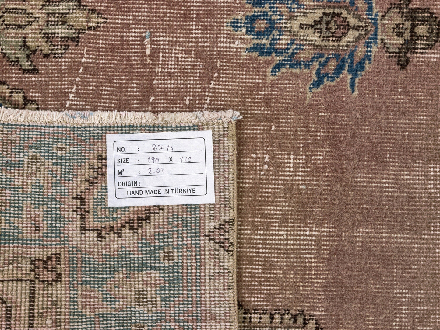 Home Decor Vintage Anatolian Rug , Traditional Oushak Rug , Antique Handmade Turkish Rug , 4x6 Small Vintage Rug , Neutral Rug, 8714
