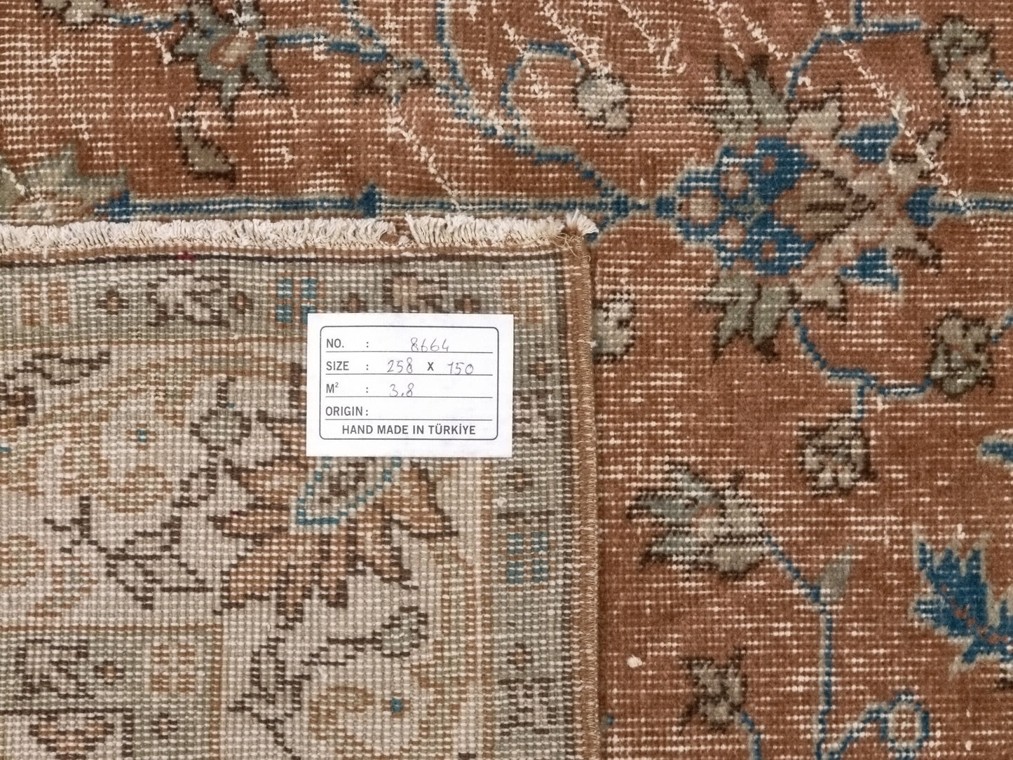 Antique Turkish Rug, Vintage Handmade Rug, 5x8 Area Rug Oushak, Bohemian decor, Living room rug, Bedroom rug, Anatolia Carpet Rug, 8664