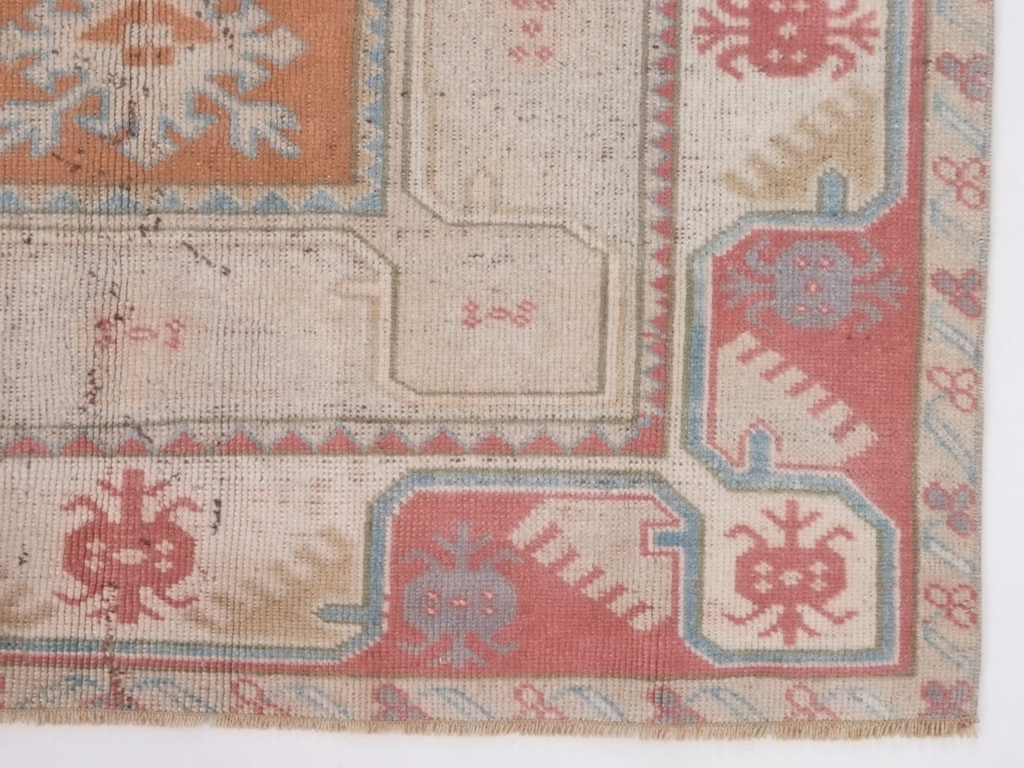 Turkish rug, Oushak rug, Vintage rug, Area rug, Handmade rug, 4x6 Rug, Carpet rug, Beige small rug, Kid room rug, Coastal decor, 10335