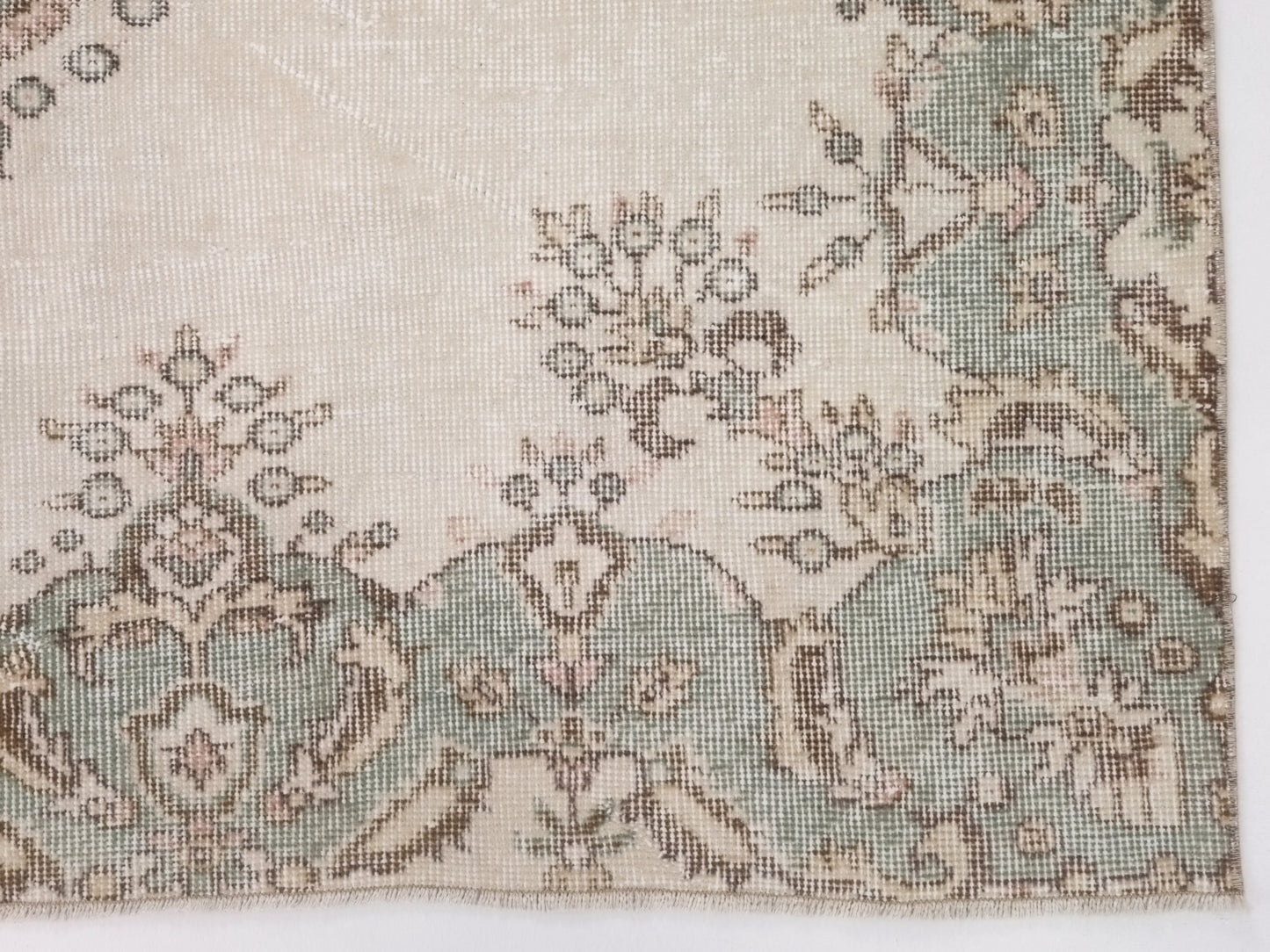 Vintage Rug, Beige rug 6x10, Handmade Rug, Turkish rug, Anatolia rug, Faded rug, Neutral Oushak rug, One of a kind rug,Made in Turkey, 10322