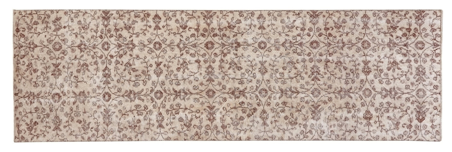 Turkish runner, Oushak Runner, Vintage Runner, 3x8 Runner rug, Carpet runner, Hallway runner, Kitchen rug,Floor Runner rug, Runner, 10249
