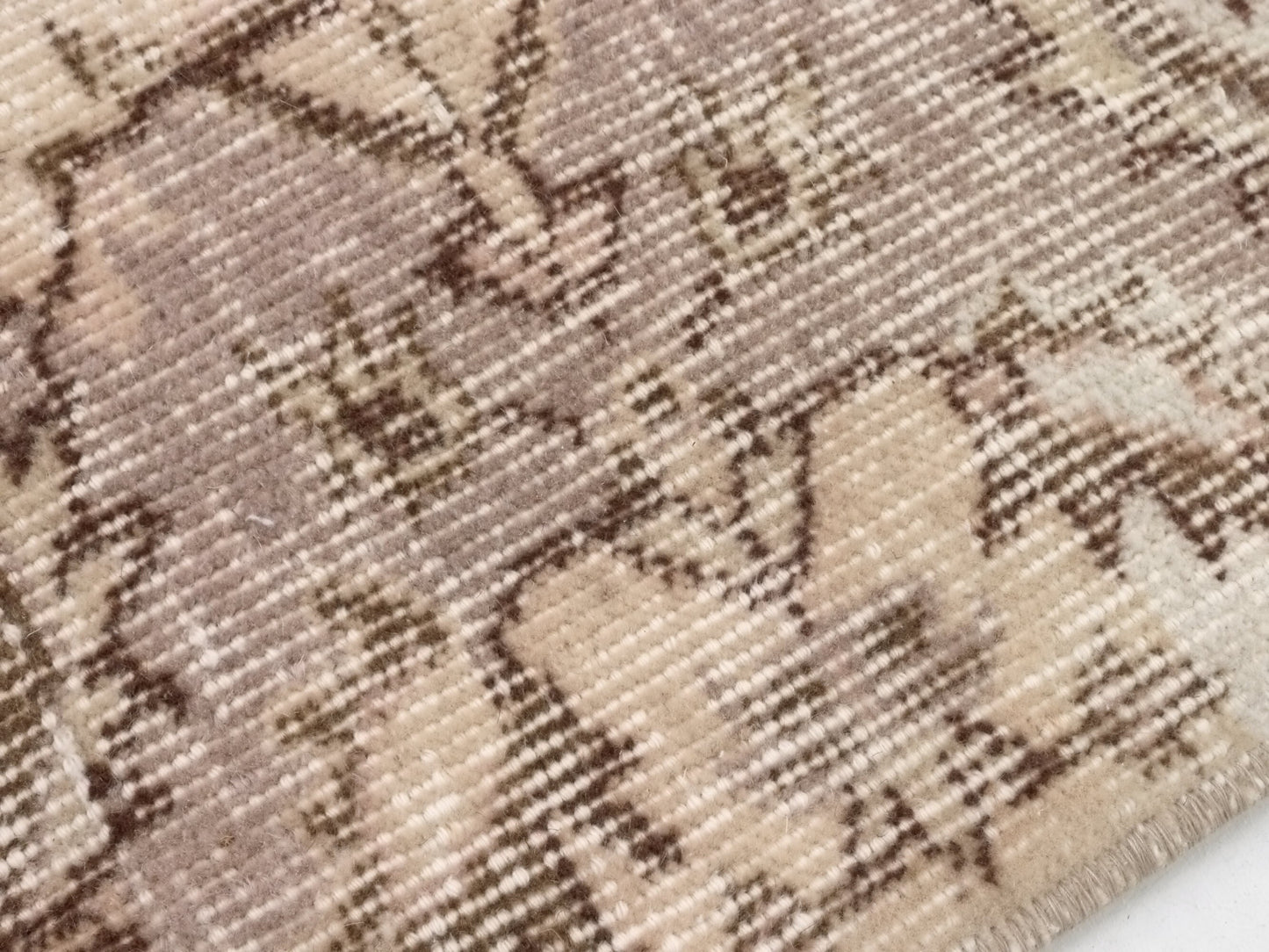 Turkish Oushak Area Vintage Carpet Rug 6x8, Beige Handmade Wool Floral rug, Rug for Living room Made in Anatolia Gift for Mother Days, 10218