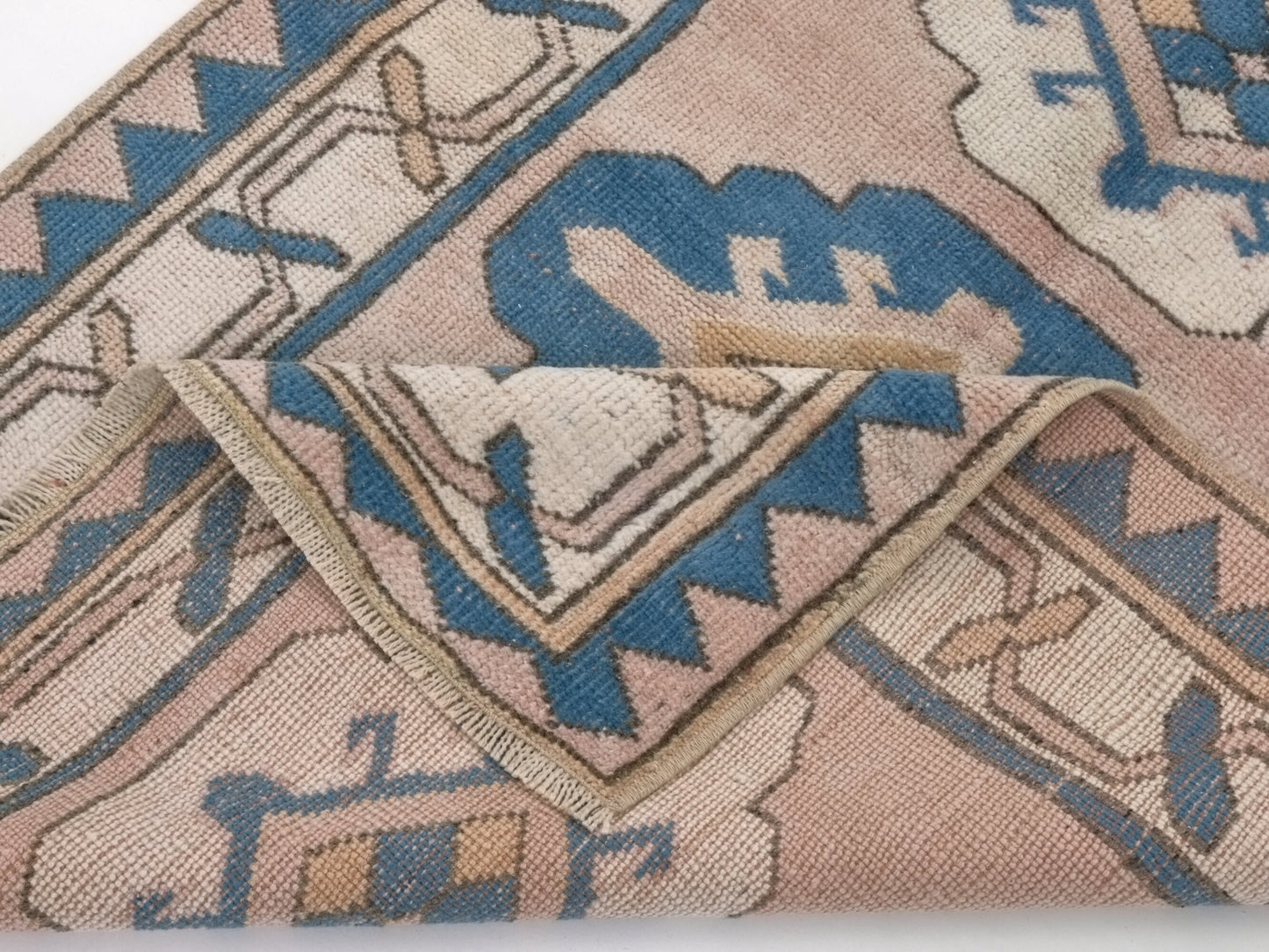 Turkish Rug, Vintage Rug, Small Rug, Mıuted rug, 3x4 Rug, Faded rug, Pink rug 3x4, Anatolia rug, Bedroom rug, Unique rug, Soft rug, 10049