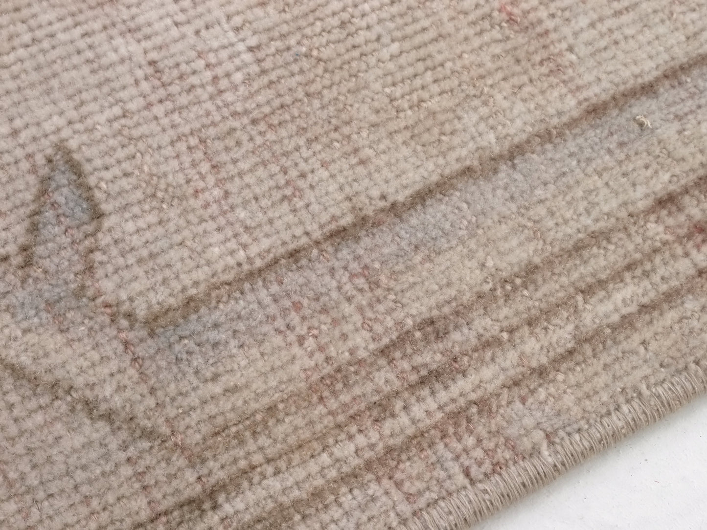 Turkish rug, Oushak rug, Faded rug, Area rug, Vintage rug,7 x10 Rug, Mid-century rug, Muted rug, Beige rug,Made in Anatolia of Turkey, 9987
