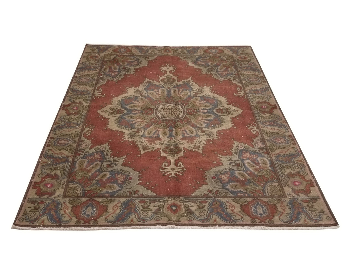 Turkish Rug 5x8, Oriental rug, Oushak rug, Vintage rug, Carpet rug, One of a kind rug, Wool rug, Unique rug, Ethnic rug, Anatolia rug,8978