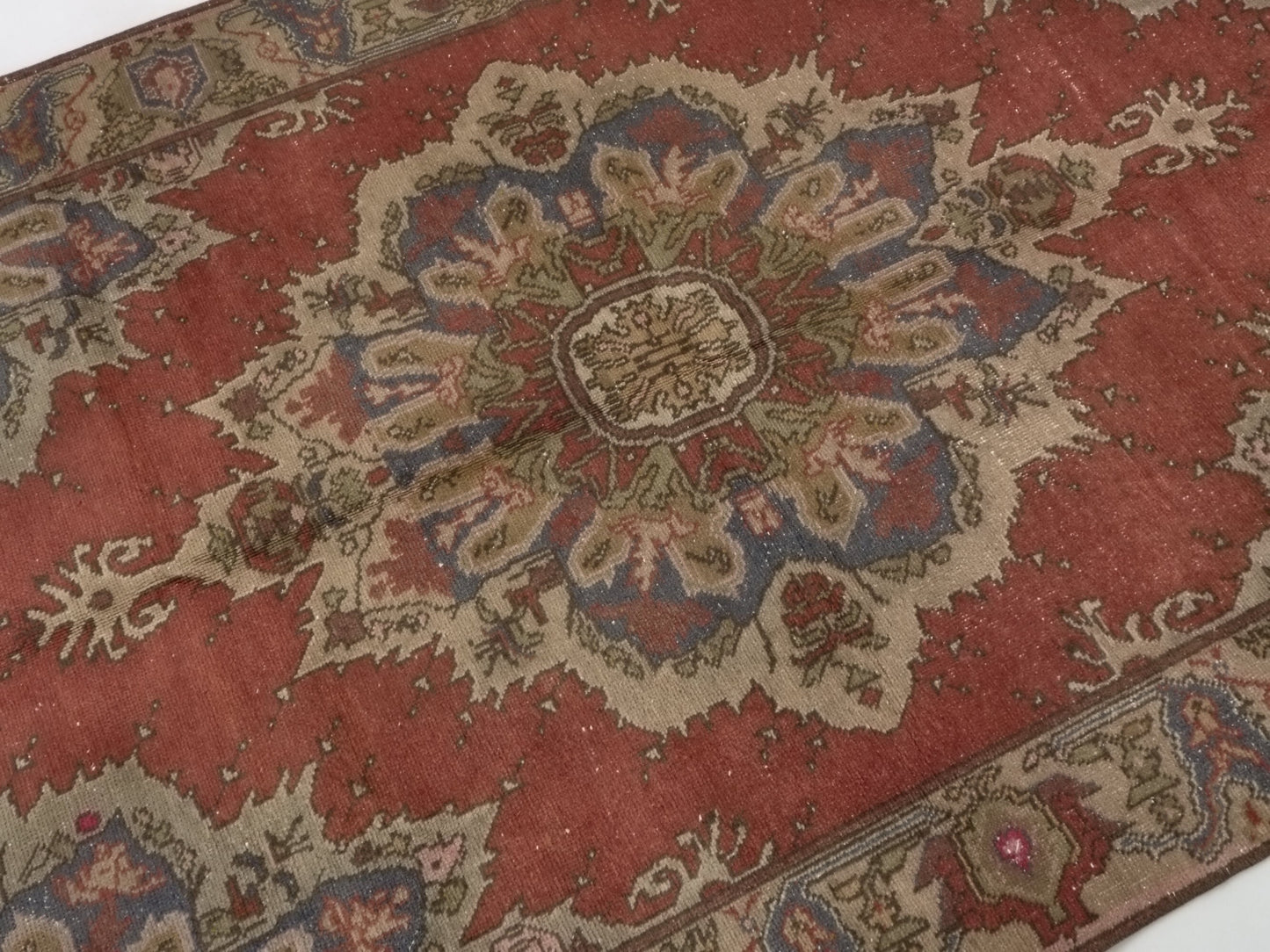 Turkish Rug 5x8, Oriental rug, Oushak rug, Vintage rug, Carpet rug, One of a kind rug, Wool rug, Unique rug, Ethnic rug, Anatolia rug,8978