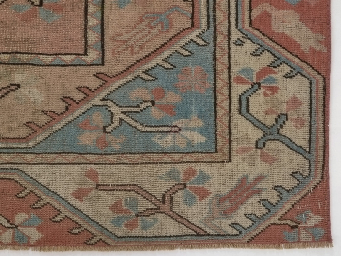5x6 Rug, Turkish rug, Vintage rug, Oushak rug, Neutral rug, Area rug, Bedroom rug, Fine rug, Etsy rug, Old rug, Unique Turkish Rugs, 8933