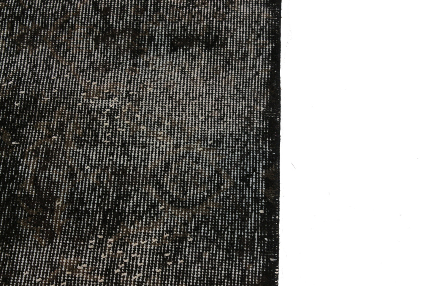 Black Area Vintage Rug 6x9, Turkish Vintage Rug, Distressed Rug, Mid-Century Rug, Over dyed Rug, Black Carpet Rug , 3360