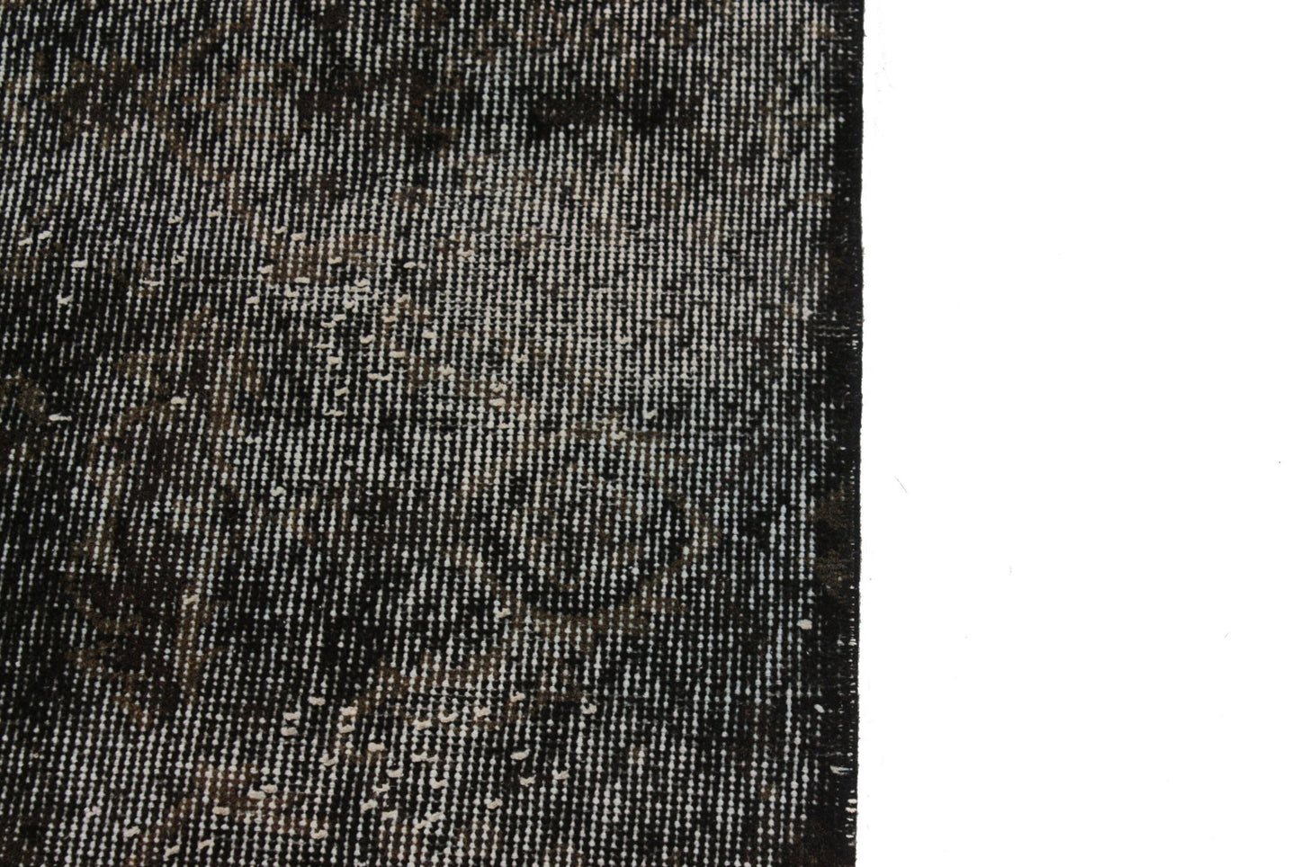 Black Area Vintage Rug 6x9, Turkish Vintage Rug, Distressed Rug, Mid-Century Rug, Over dyed Rug, Black Carpet Rug , 3360