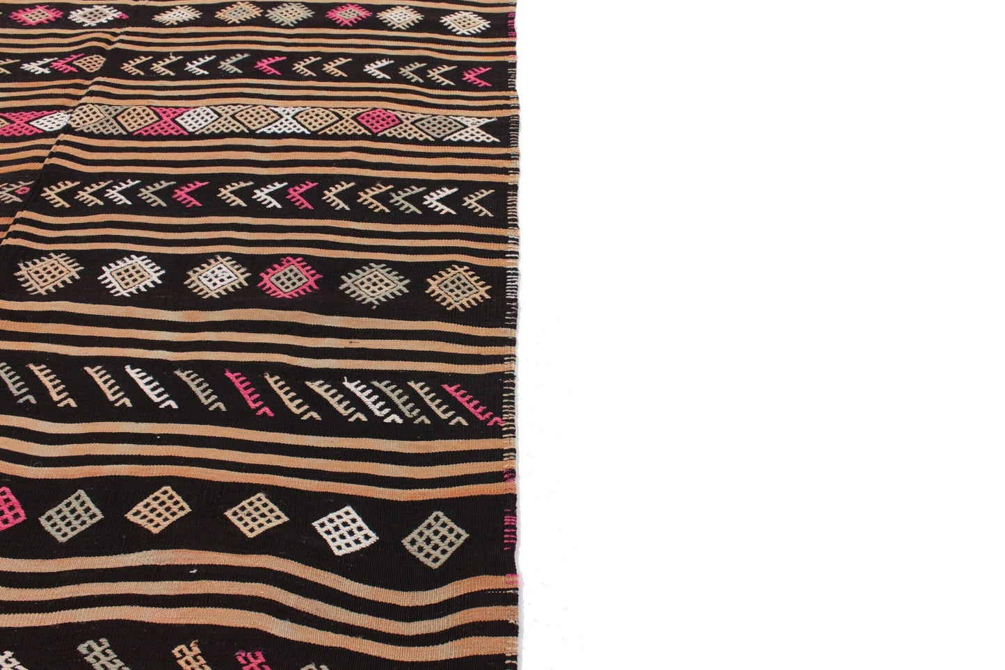 Vintage Kilim Rug, Handmade Antique Kilim Rug, Turkish Eclectic Kilim Rug 6x10, Bohemian Rug, Area Floor Kilim Rug, Living Room Rug, 6044