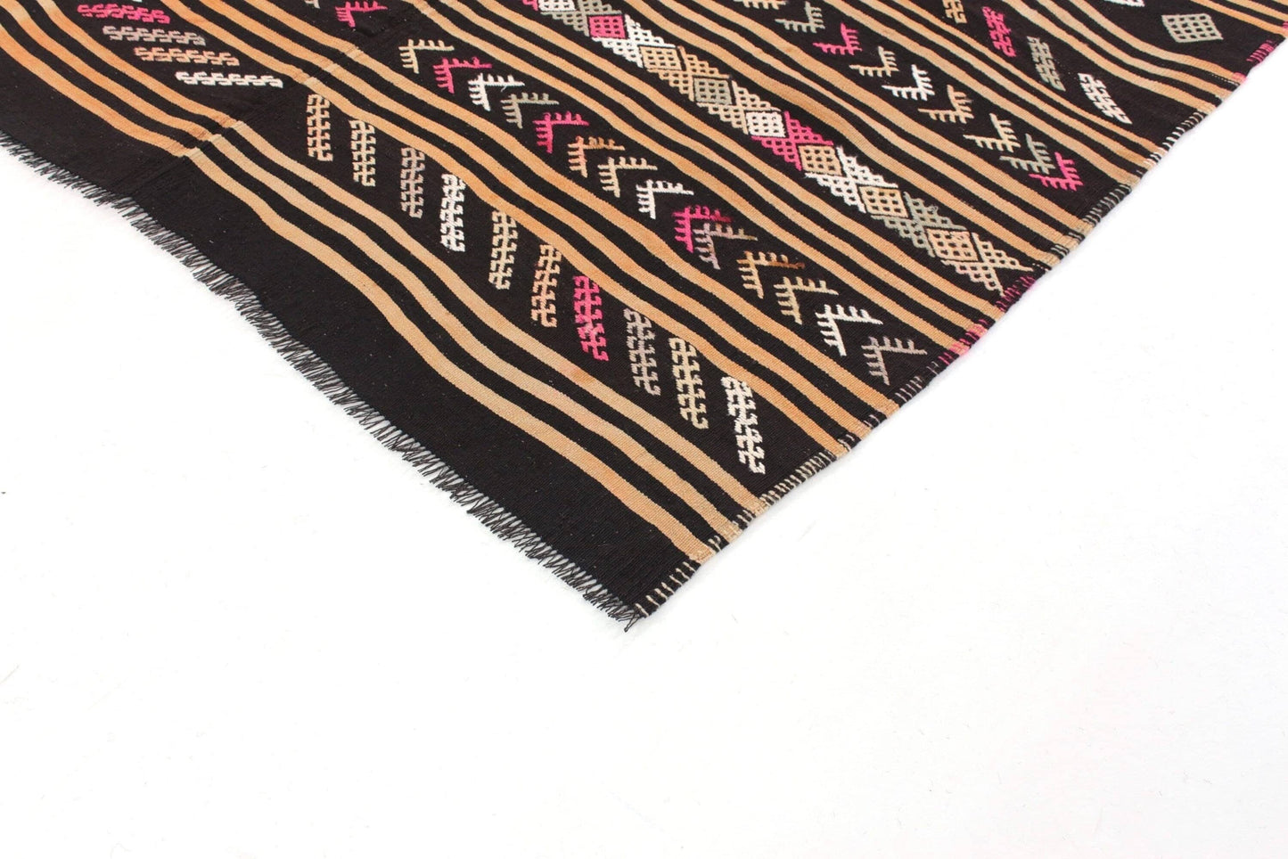 Vintage Kilim Rug, Handmade Antique Kilim Rug, Turkish Eclectic Kilim Rug 6x10, Bohemian Rug, Area Floor Kilim Rug, Living Room Rug, 6044