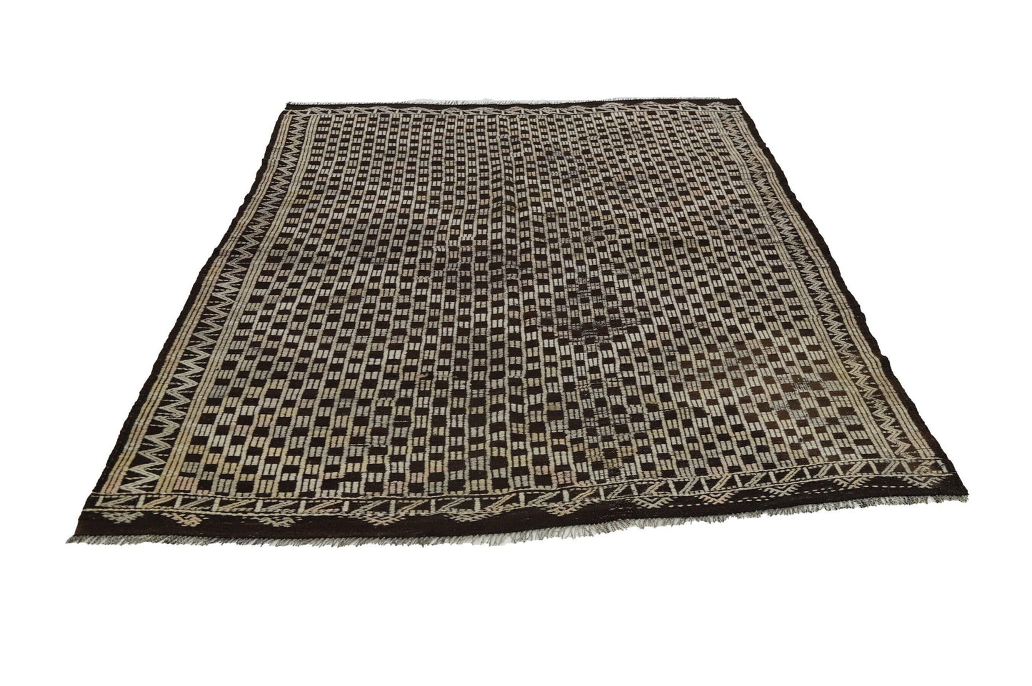 Kilim Rug 6x8, Turkish Faded Kilim Rug, Vintage Goat Hair Kilim Rug, Handmade Antique Kilim Rug,Entryway Rug,Area Kilim Rug, Rug Kilim, 8060