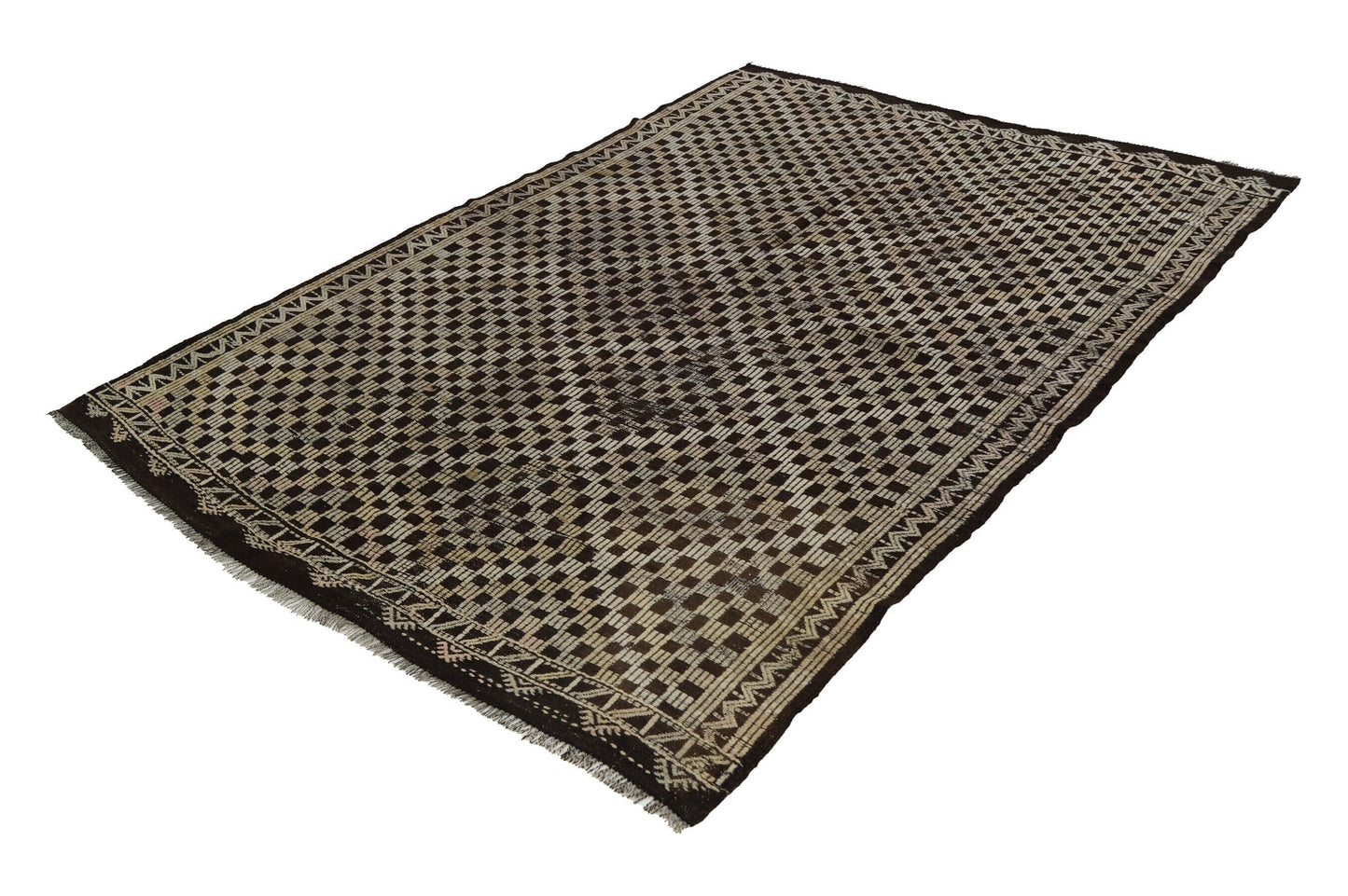 Kilim Rug 6x8, Turkish Faded Kilim Rug, Vintage Goat Hair Kilim Rug, Handmade Antique Kilim Rug,Entryway Rug,Area Kilim Rug, Rug Kilim, 8060