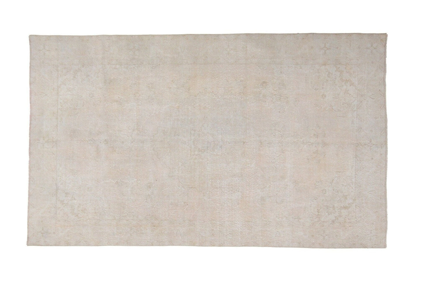 6x10 Beige Distressed Area Wool Turkish Rug, Oushak Rug Neutral, Vintage Unique Turkey rug, Scandinavian decor, Living room rug, 7498