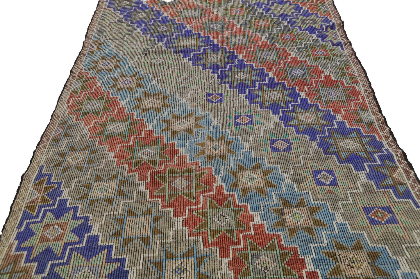 Kilim Rug 5x12, Handmade Antique Kilim Rug, Area Kilim Rug, Vintage Eclectic Kilim Rug, Bedroom Rug, Bohemian Rug, Turkish Kilim Rug, 8136