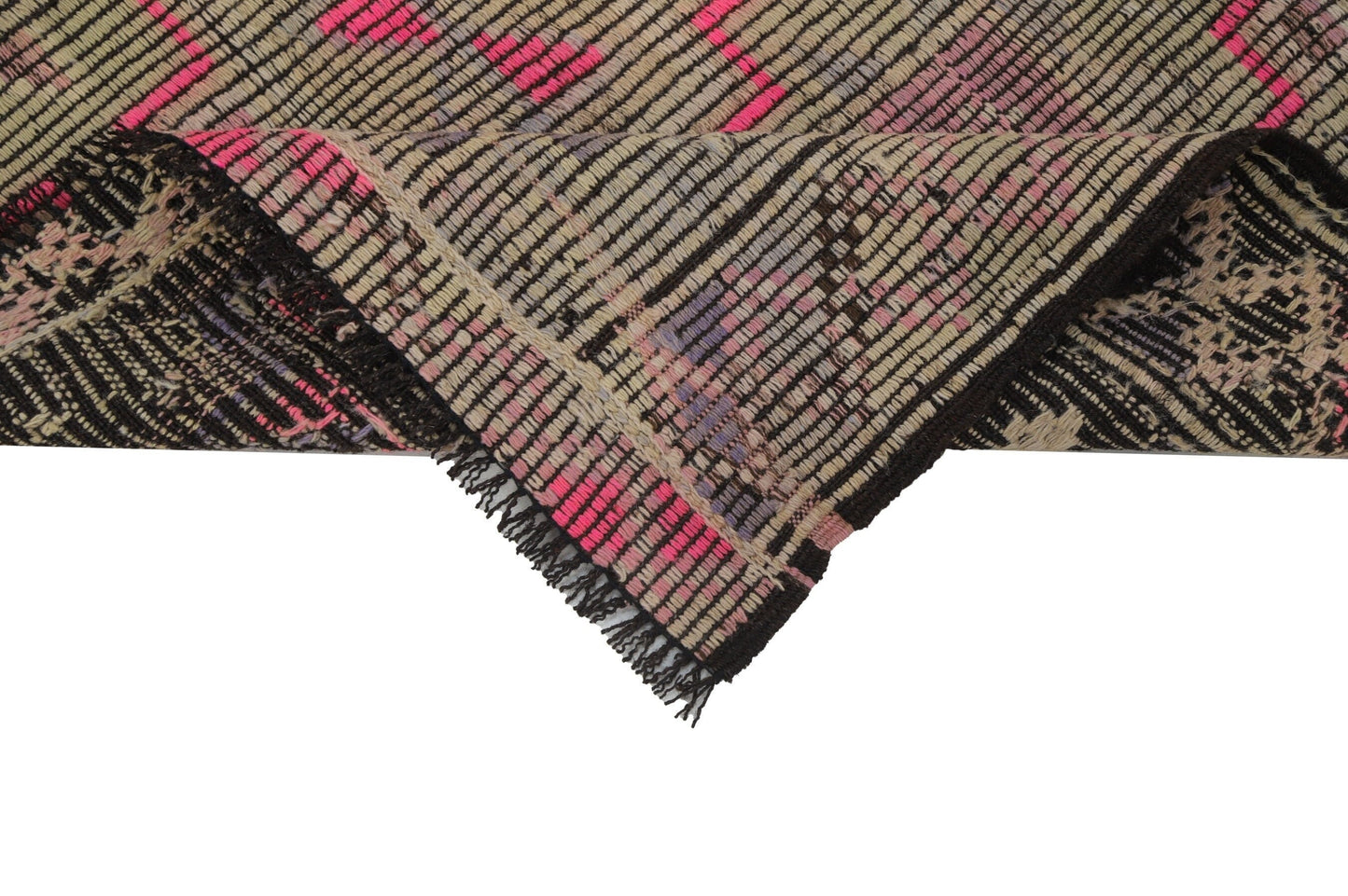 6x10 ,Distressed Pink Vintage Kilim rug,Turkish Kilim rug,Bohemian rug,Eclectic decor,Living room rug,Nursery rug,Area rug,5'6x10'0 ft, 8135