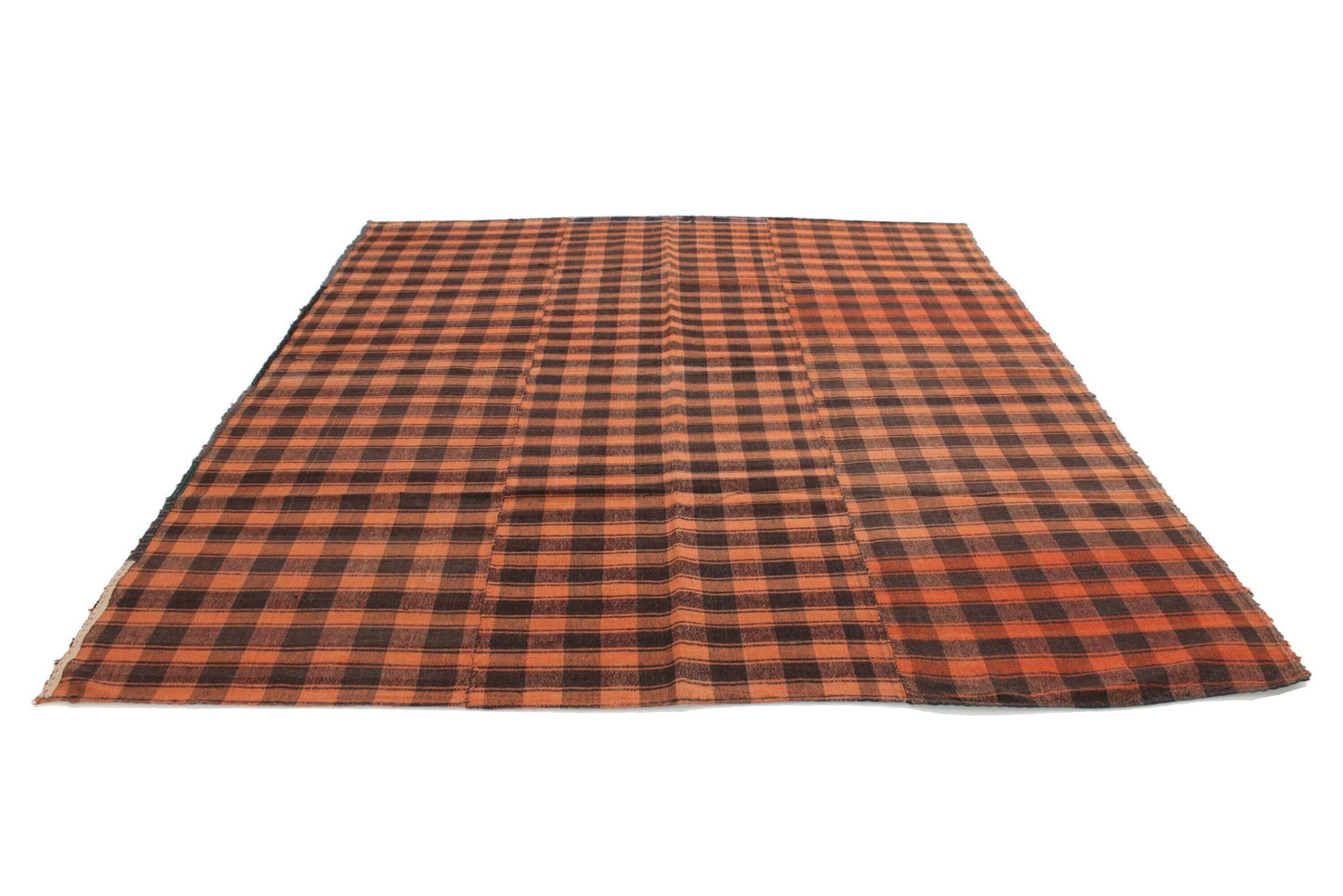 Kilim Rug 6x8, Entryway Rug, Turkish Plaid Kilim Rug, Flat Weave Rug, Handmade Bohemian Kilim Rug, Rug Kilim, Wool Rug, Area Kilim Rug, 5684