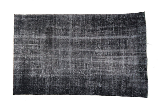 Rug 5x8, Turkish Rug, Vintage Rug, Oushak Rug, Overdye Rug, Black Rug, Turkish Carpet, Distressed Rug, Area Rug, Vintage Carpet Rug, 3286