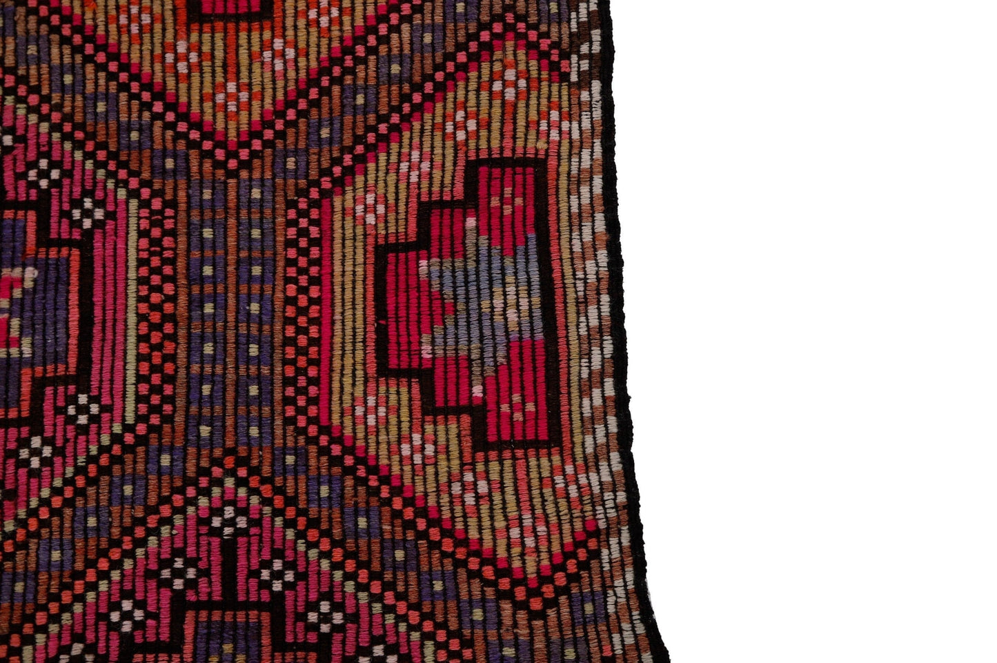 Rug Kilim 6x11, Handmade Muted Kilim Rug, Bohemian Rug, Turkish Eclectic Kilim Rug, Vintage Faded Kilim Rug, Area Kilim Rug, Wool Rug, 8088