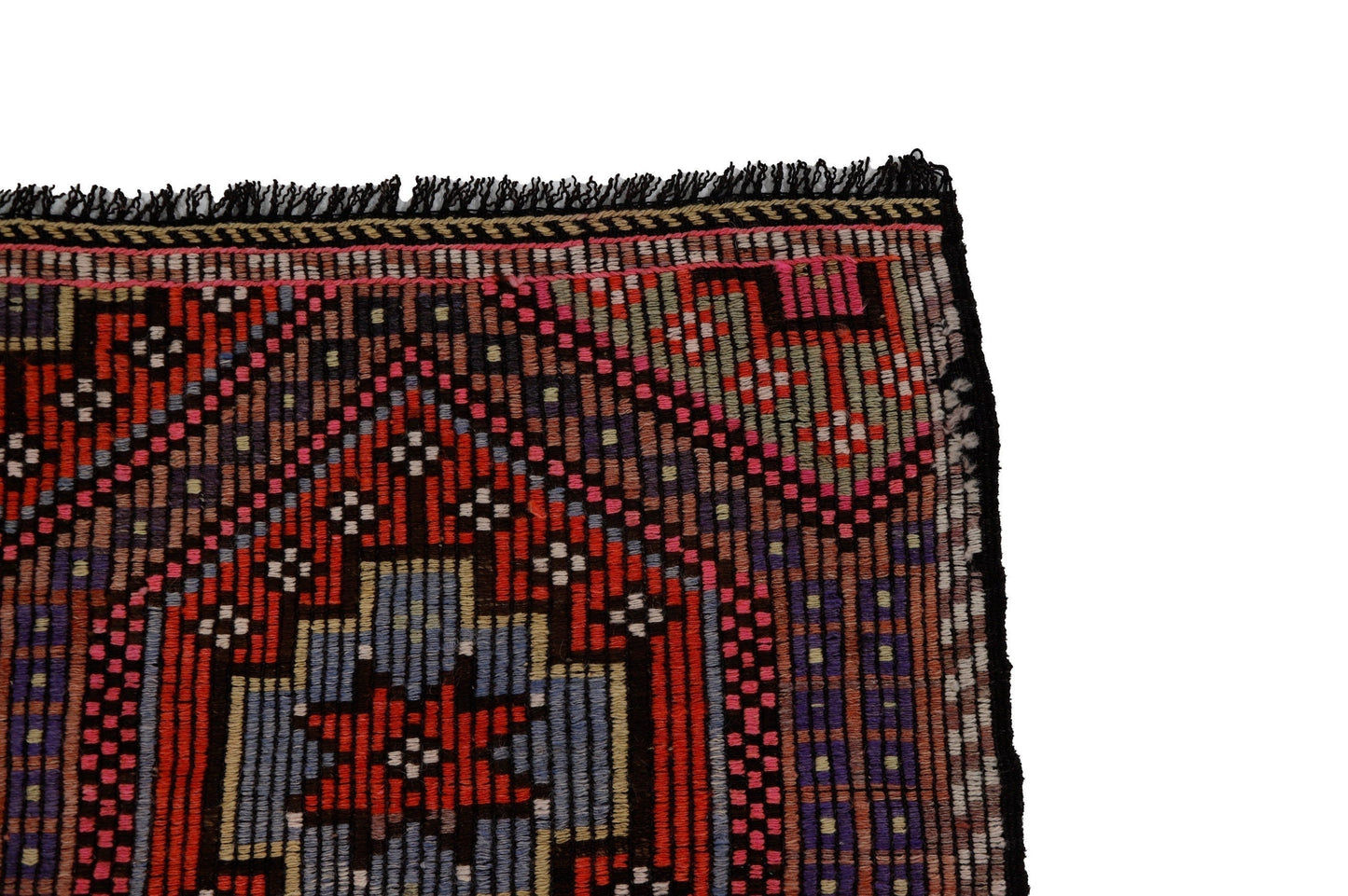 Rug Kilim 6x11, Handmade Muted Kilim Rug, Bohemian Rug, Turkish Eclectic Kilim Rug, Vintage Faded Kilim Rug, Area Kilim Rug, Wool Rug, 8088