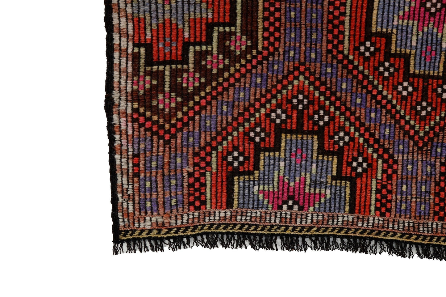 Rug Kilim 6x11, Handmade Muted Kilim Rug, Bohemian Rug, Turkish Eclectic Kilim Rug, Vintage Faded Kilim Rug, Area Kilim Rug, Wool Rug, 8088