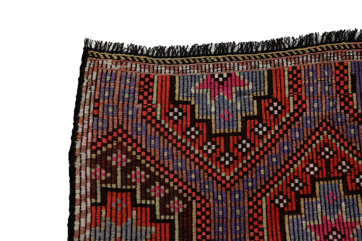 Rug Kilim 6x11, Handmade Muted Kilim Rug, Bohemian Rug, Turkish Eclectic Kilim Rug, Vintage Faded Kilim Rug, Area Kilim Rug, Wool Rug, 8088