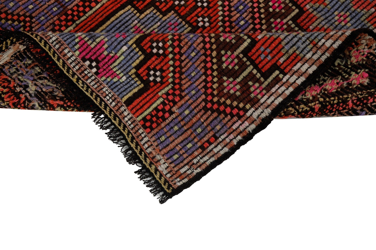 Rug Kilim 6x11, Handmade Muted Kilim Rug, Bohemian Rug, Turkish Eclectic Kilim Rug, Vintage Faded Kilim Rug, Area Kilim Rug, Wool Rug, 8088