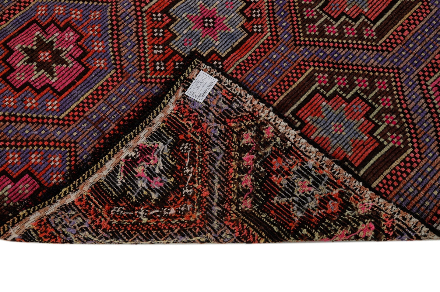 Rug Kilim 6x11, Handmade Muted Kilim Rug, Bohemian Rug, Turkish Eclectic Kilim Rug, Vintage Faded Kilim Rug, Area Kilim Rug, Wool Rug, 8088