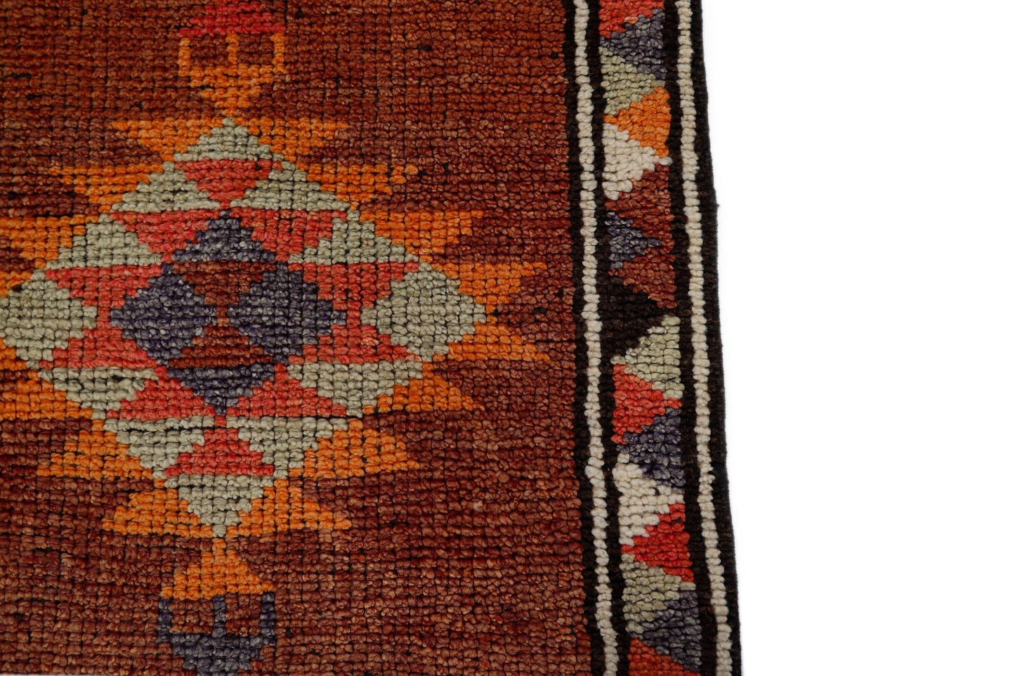 3x13 Rug runner, Turkish runner ,Oushak runner, Vintage runner, Aztec rug, Floor runner rug, Old rug, Oriental rug, Stair rug,7212