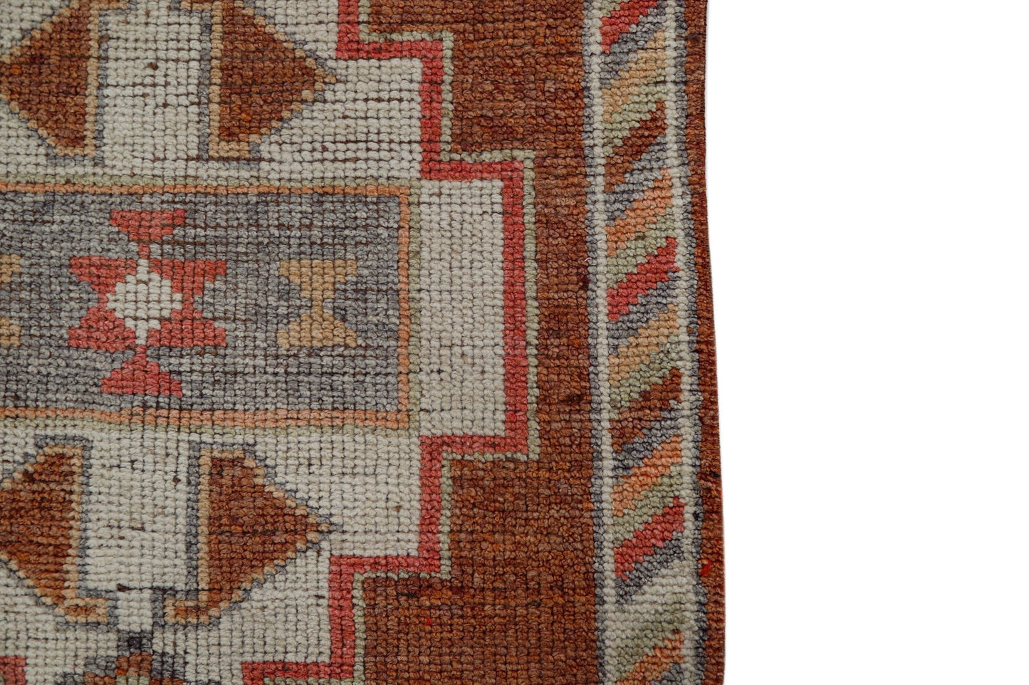 Muted Turkish runner Rug, Oushak runner, Vintage runner, Rug runner, 3x13 Rug Runner, Oriental rug ,Shabby chic ,Floor runner, 7213