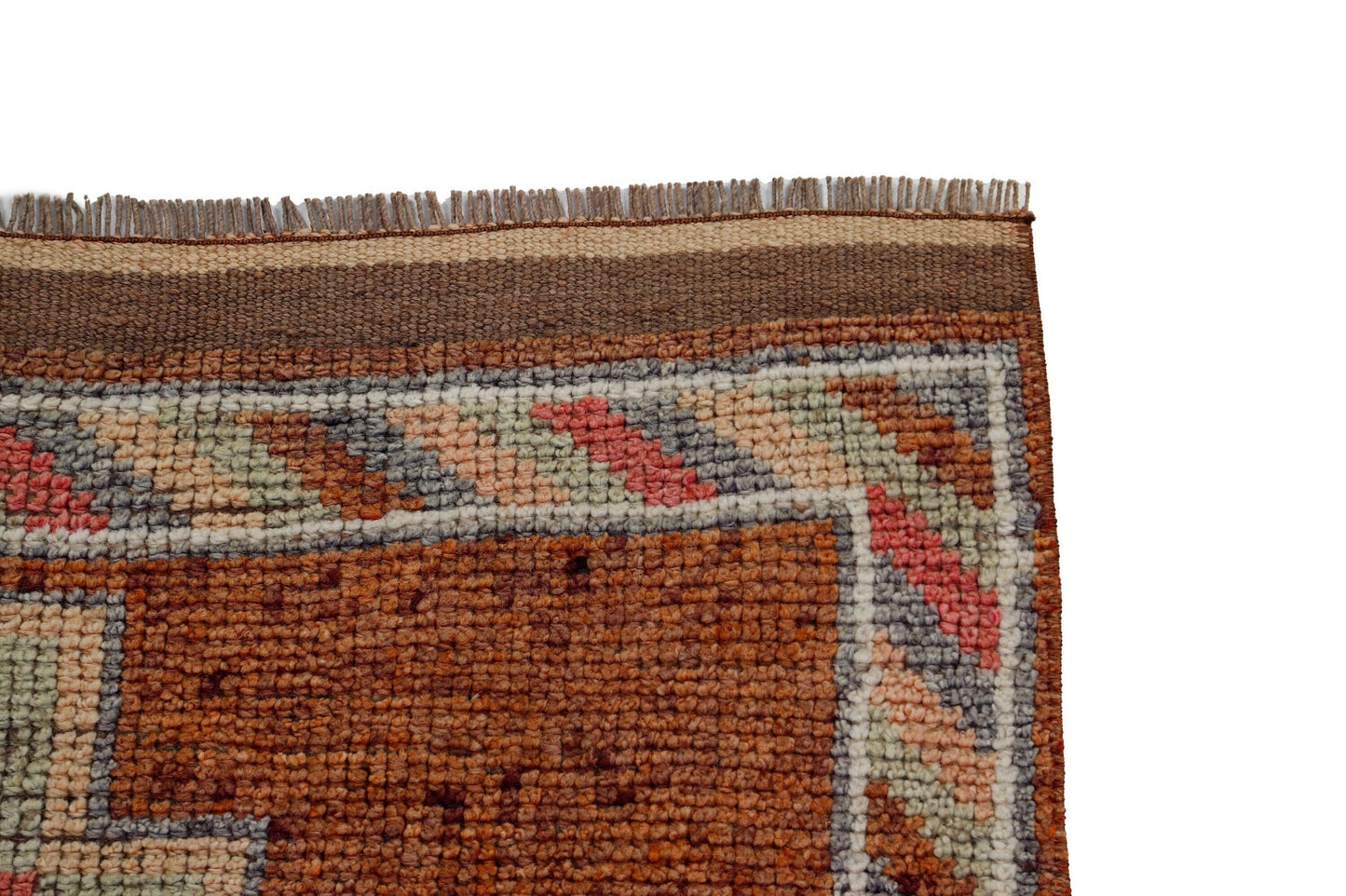 Muted Turkish runner Rug, Oushak runner, Vintage runner, Rug runner, 3x13 Rug Runner, Oriental rug ,Shabby chic ,Floor runner, 7213