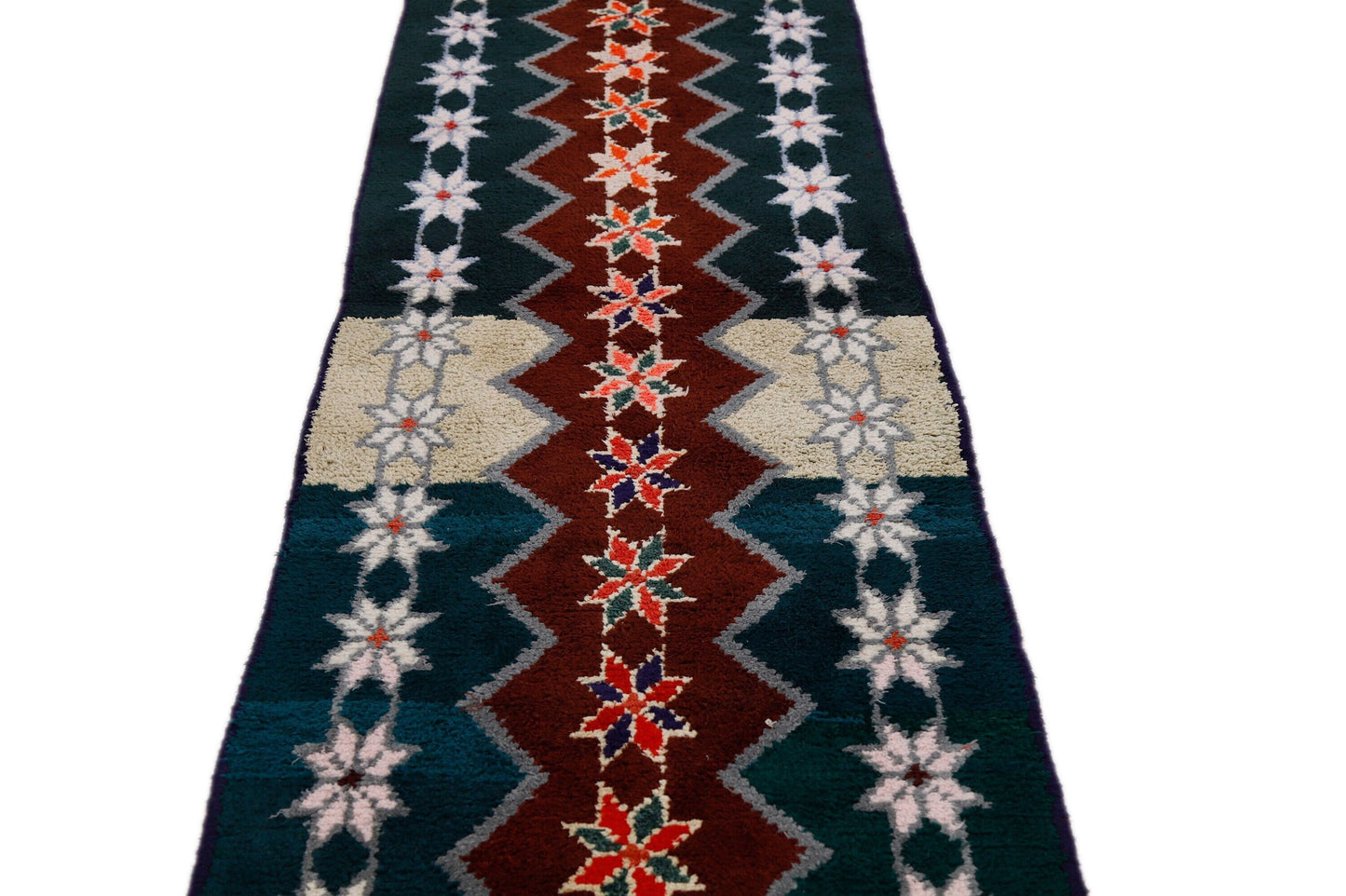 Unique Runner rug, Handmade Turkish runner rug, One of a kind Floor Vintage runner rug, 3x10 Runner rug, Decorative runner rug, 7220