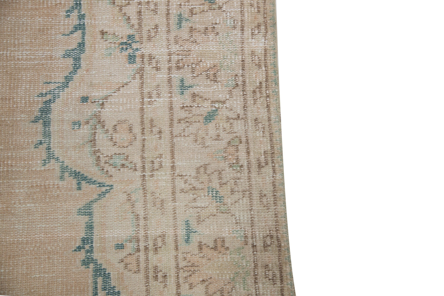 Turkish Rug, Oushak Rug, Vintage rug, Muted rug, Carpet rug,Area rug, Faded rug, Floor rug, Pastel rug, Beige rug 6x9 , Neutral rug,7723